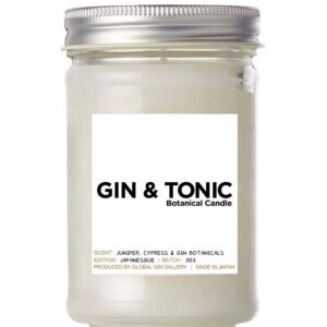 ジントニック・ボタニカル・キャンドル / Gin & Tonic Botanical Candle -Japanesque-