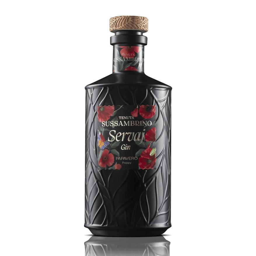 セルヴァイジン・ポピー【ブラックラベル】Servai Gin Papavero / 42% 700ml イタリア